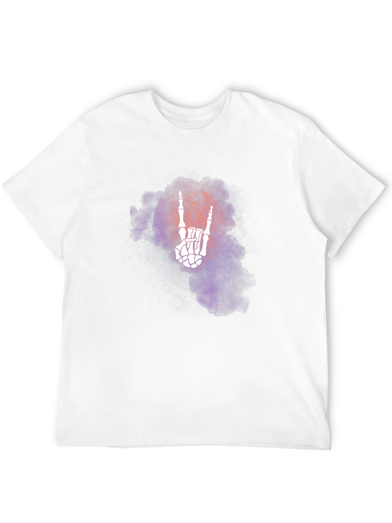 Rock On Skeleton Hand T-Shirt