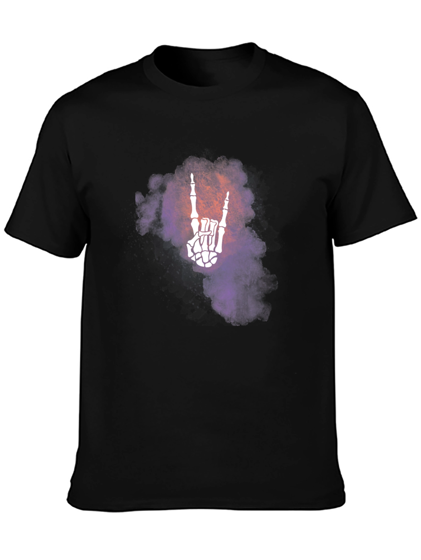 Rock On Skeleton Hand T-Shirt