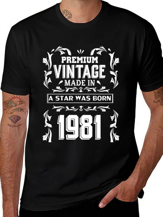 Premium Vintage Made In 1981 T-Shirt
