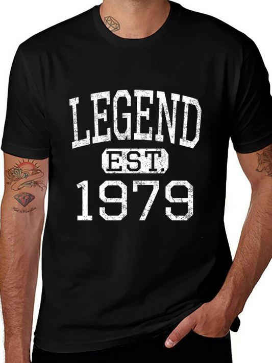 Legend Est. 1979 Mens Black Graphic T-Shirt