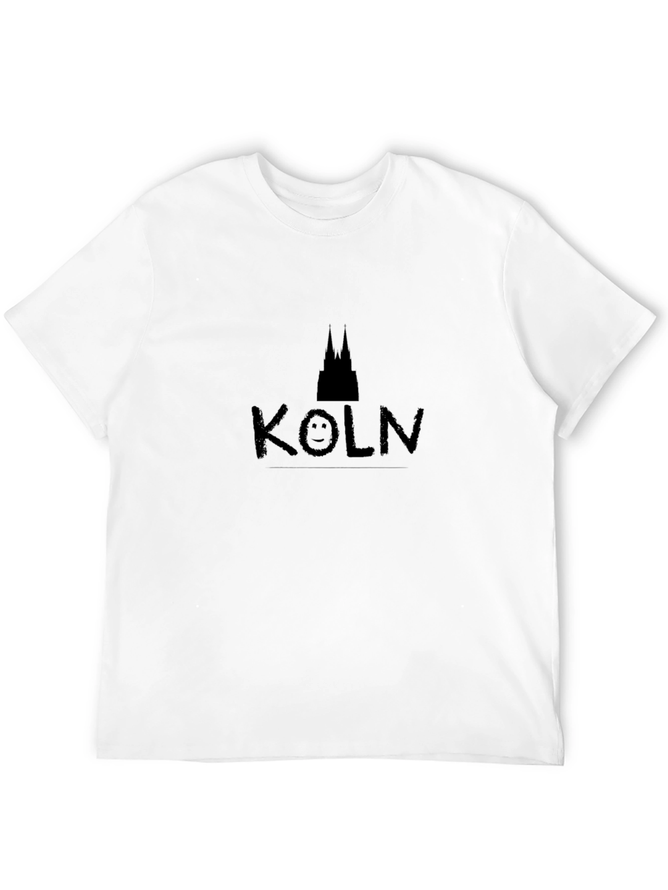Köln T-Shirt - Cathedral & Smiley Face