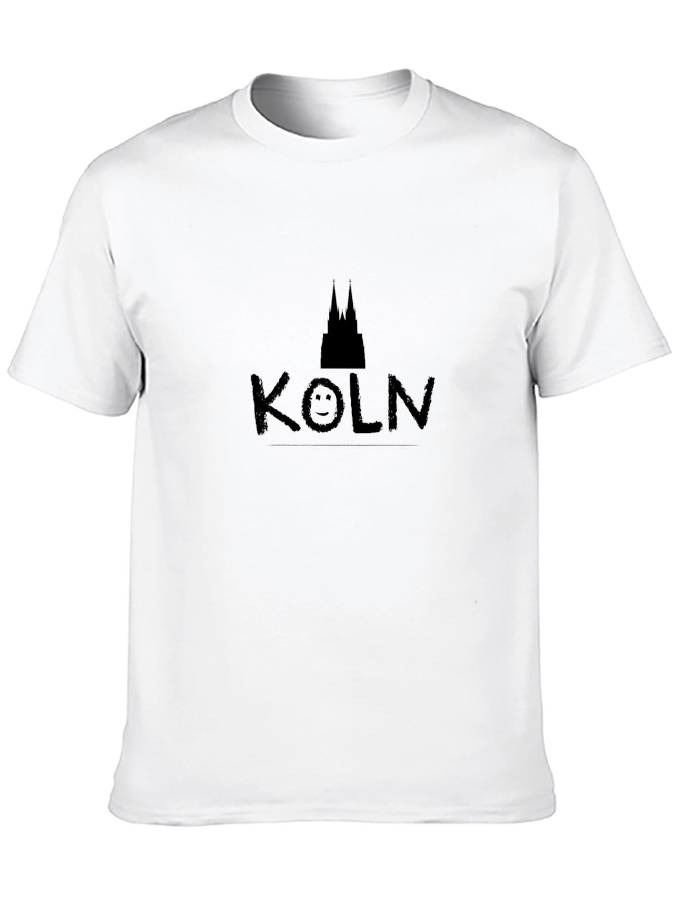 Köln T-Shirt - Cathedral & Smiley Face
