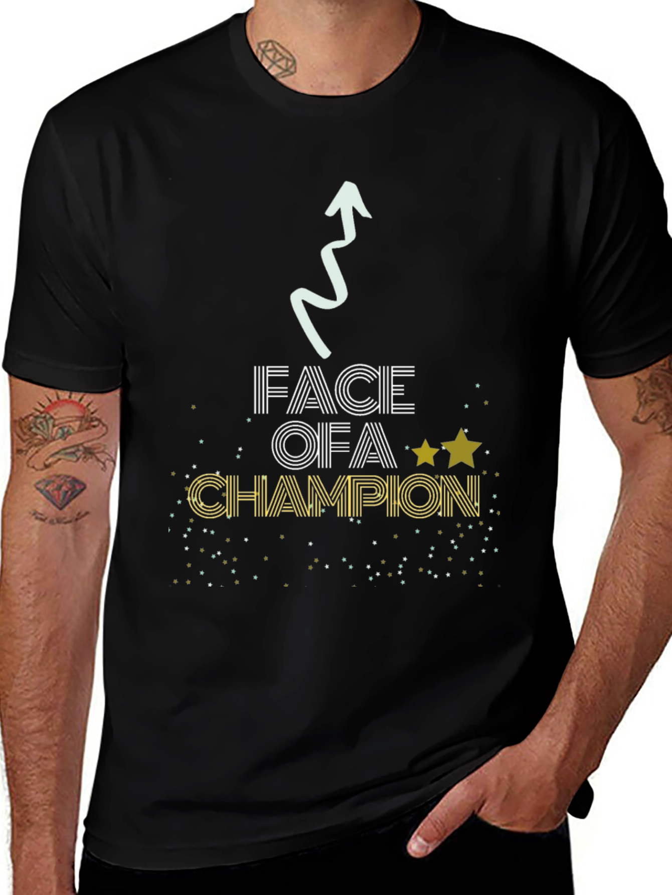 Face of a Champion T-Shirt - Motivational Tee