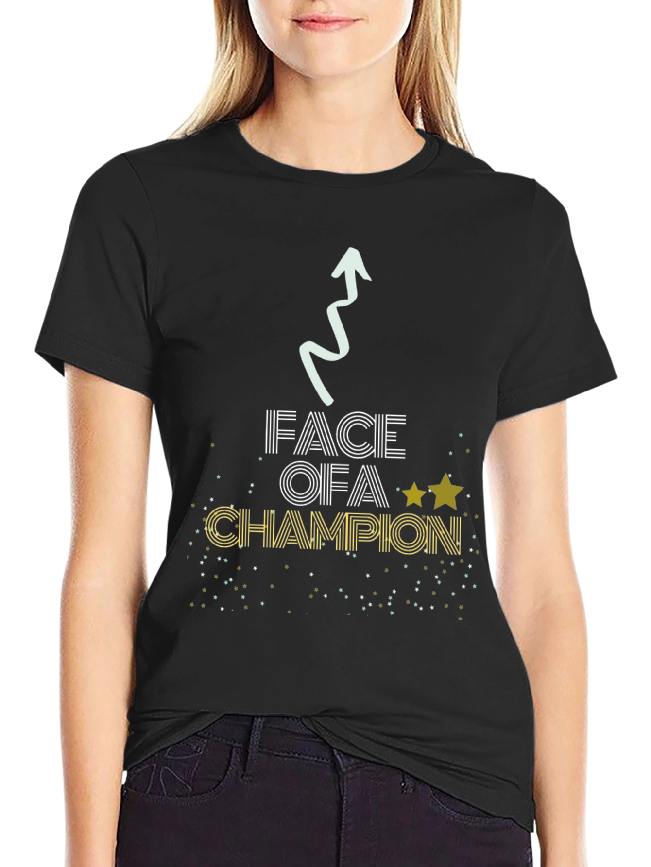 Face of a Champion T-Shirt - Motivational Tee