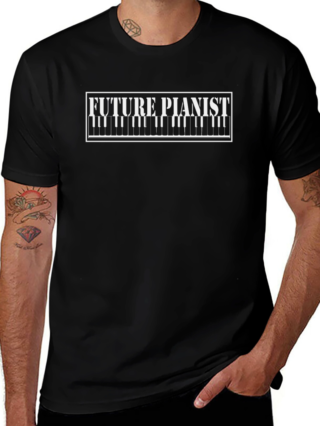 Future Pianist T-Shirt - Music Lover Tee