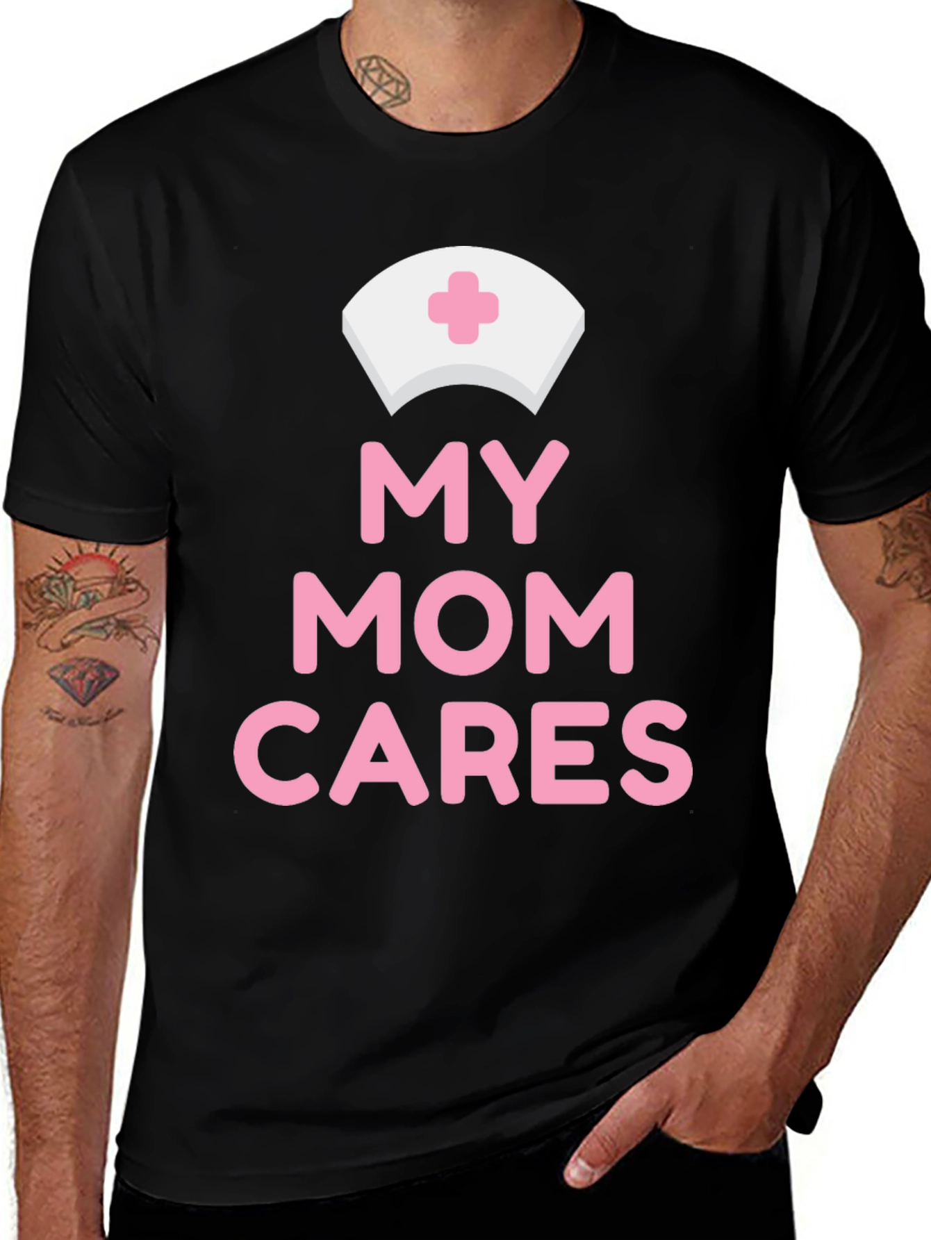 My Mom Cares T-Shirt - Nurse Appreciation