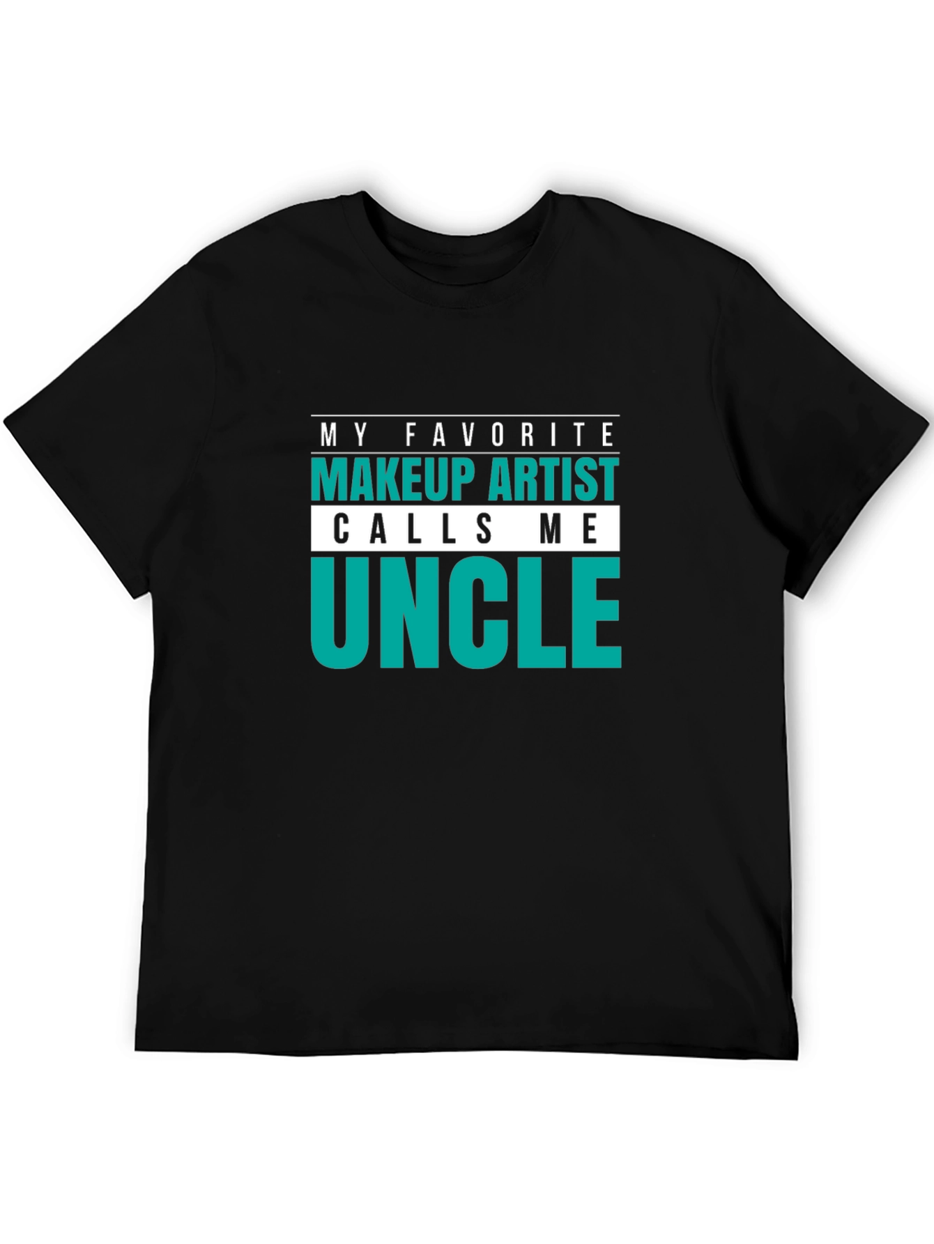 Makeup Artist Uncle T-Shirt - Black