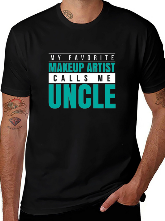 Makeup Artist Uncle T-Shirt - Black