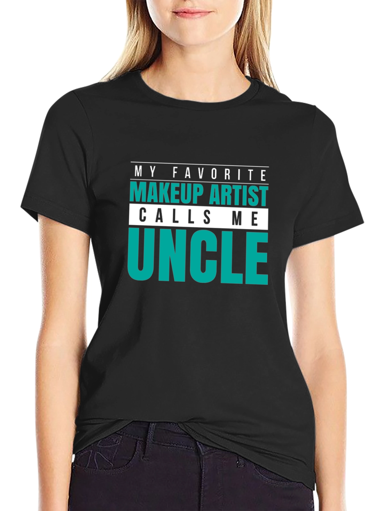 Makeup Artist Uncle T-Shirt - Black