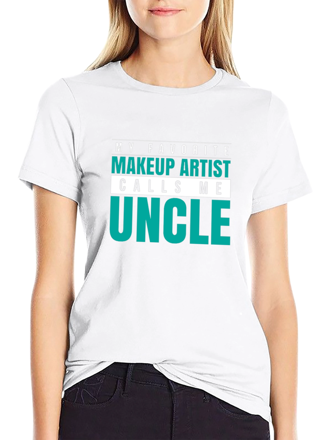 Makeup Artist Uncle T-Shirt - Black