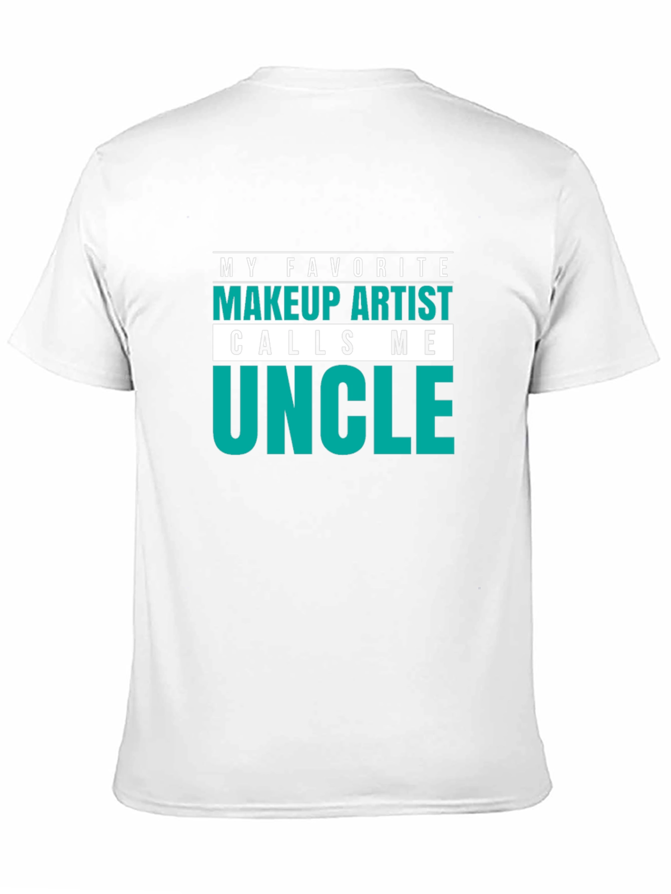 Makeup Artist Uncle T-Shirt - Black