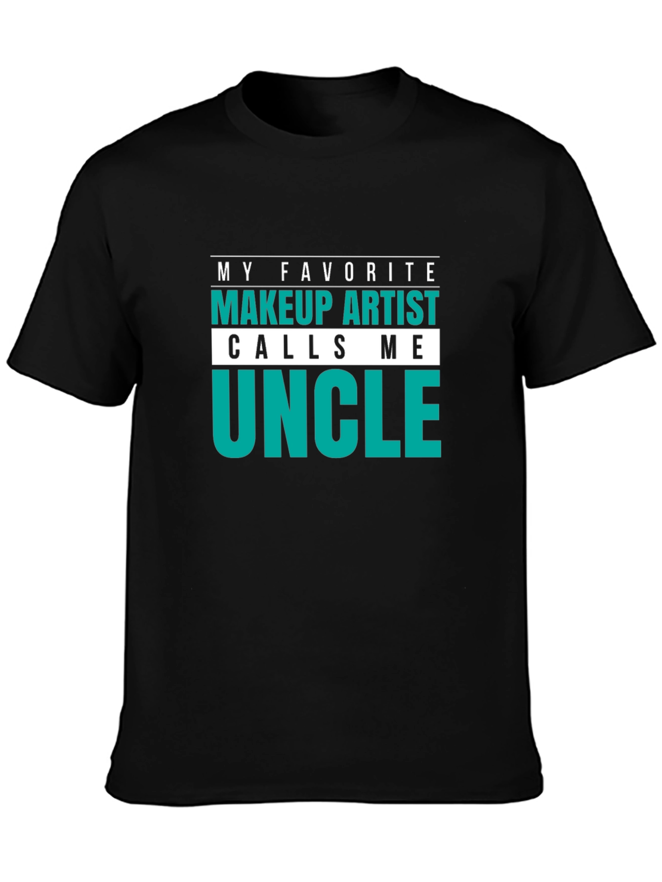 Makeup Artist Uncle T-Shirt - Black