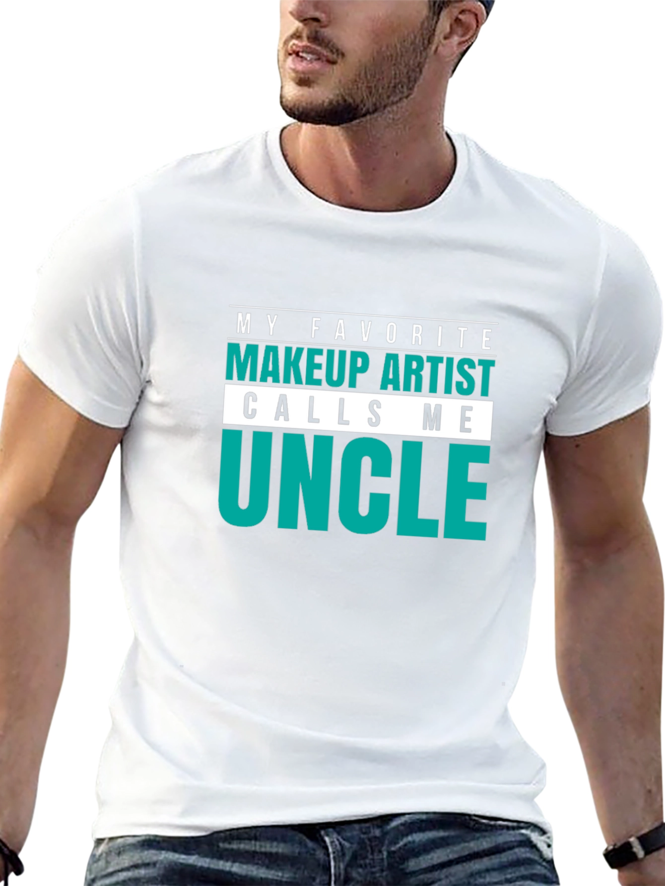 Makeup Artist Uncle T-Shirt - Black