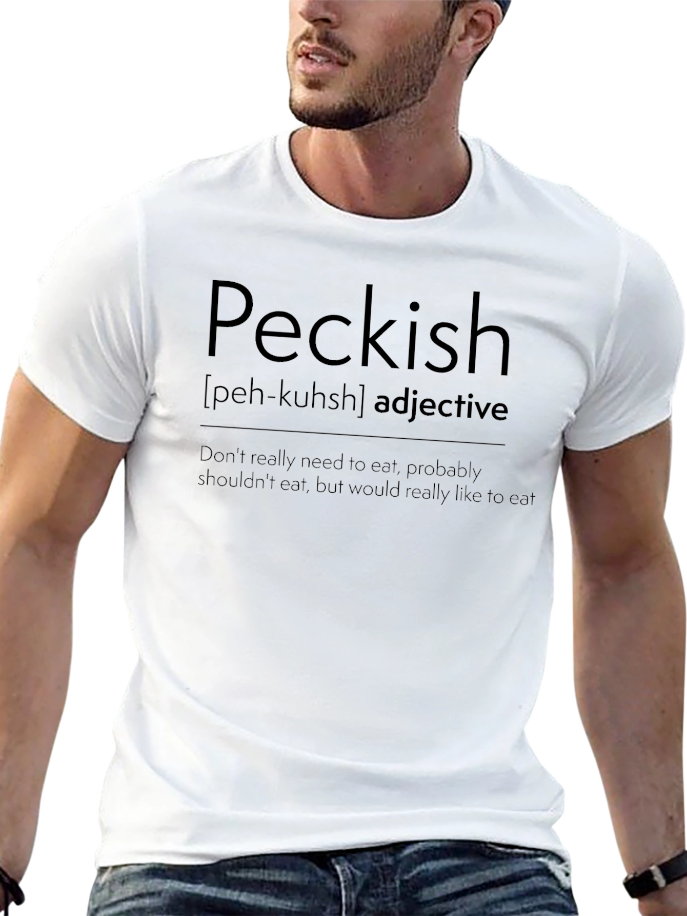 Peckish Definition T-Shirt - Funny Foodie Tee