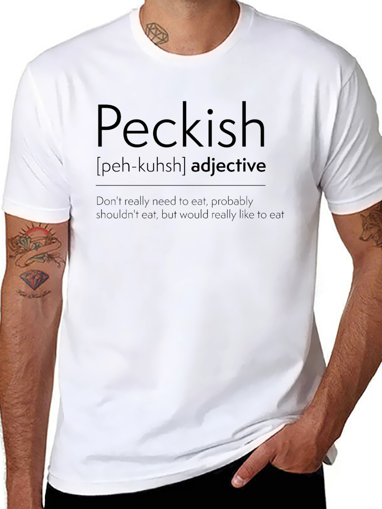 Peckish Definition T-Shirt - Funny Foodie Tee