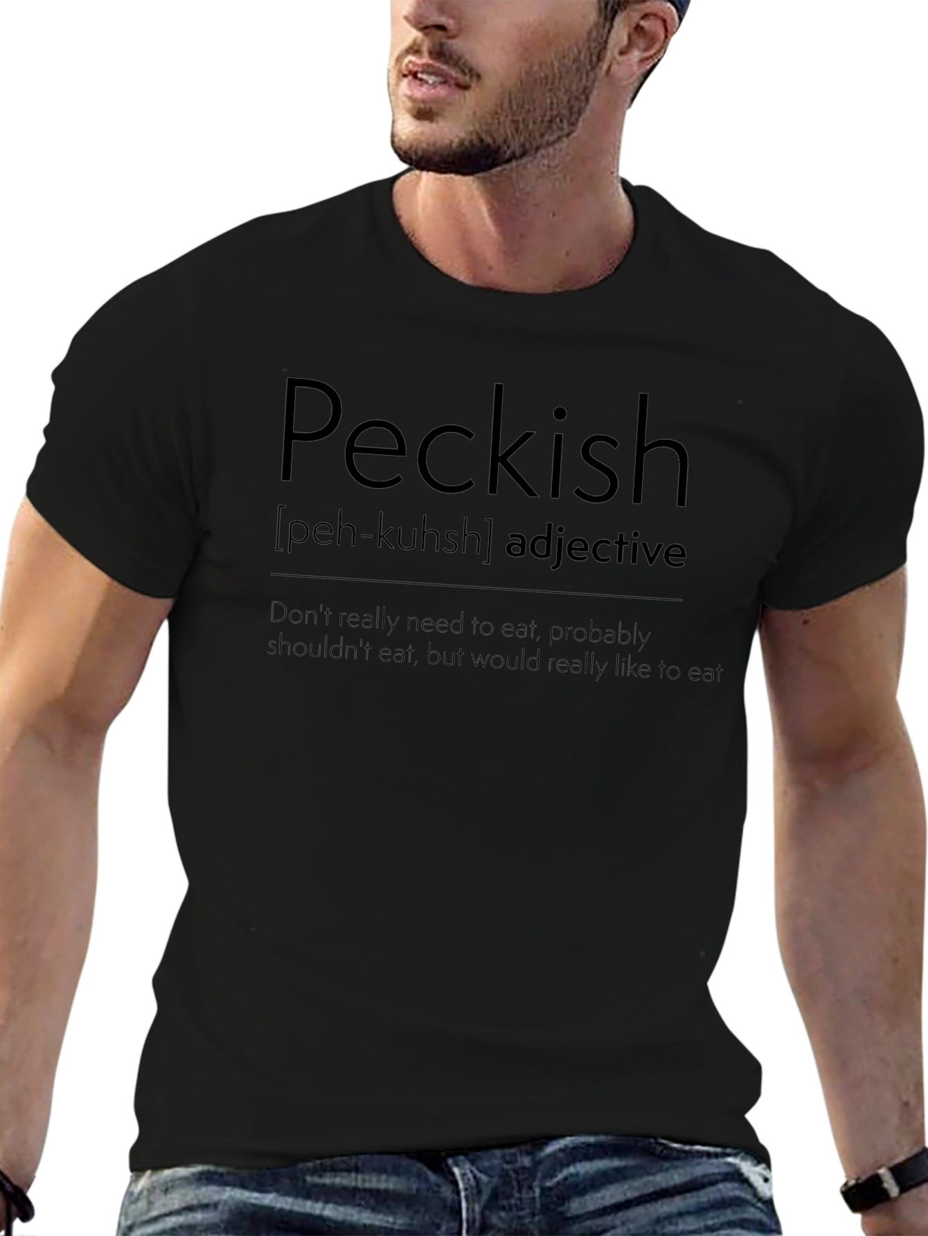 Peckish Definition T-Shirt - Funny Foodie Tee