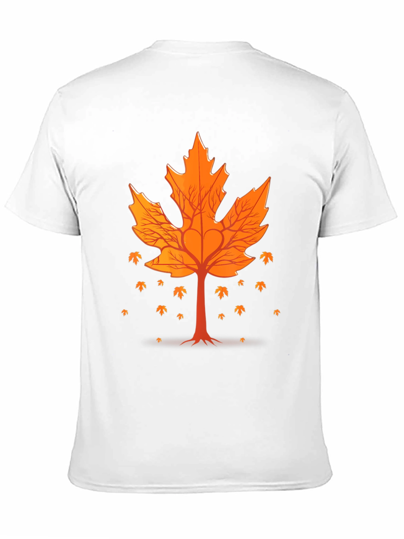 Fall Leaf Tree Graphic Tee - Nature Inspired Design